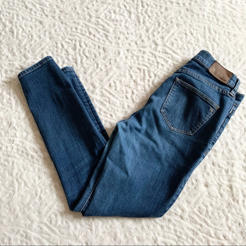MADEWELL High Riser Skinny Jeans Atlantic Wash 27 - Picture 3 of 7